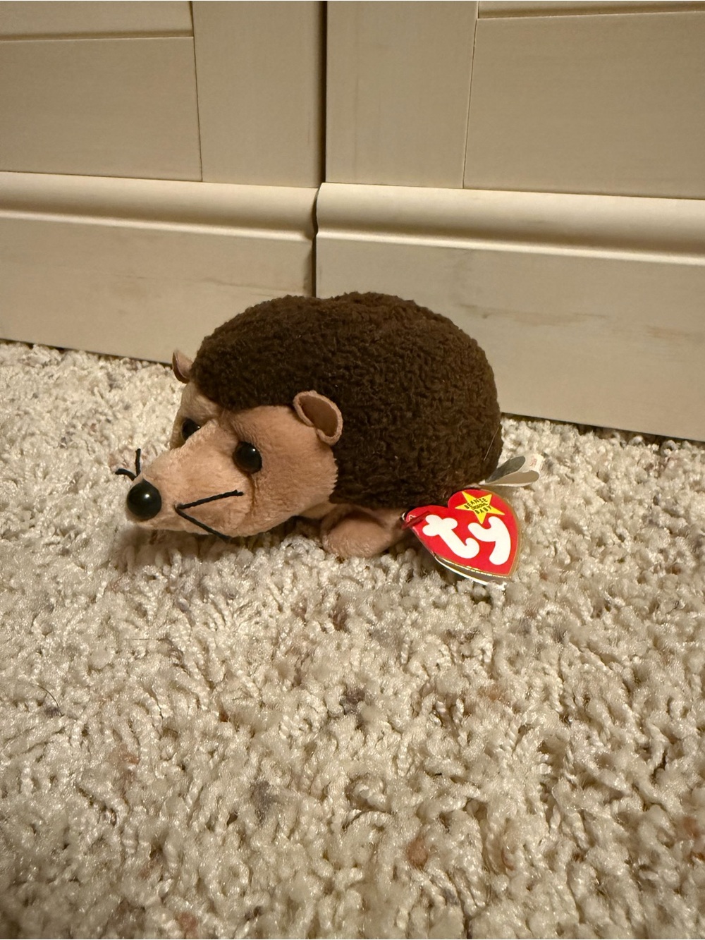 Ty Hedgehog Beanie Baby Plush